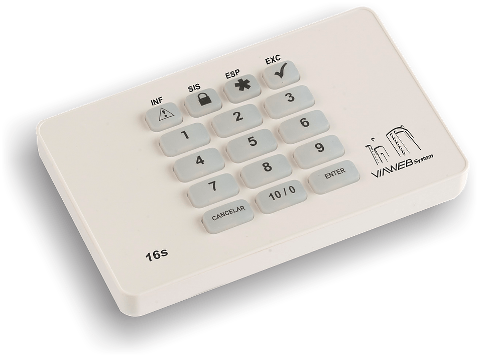 TECLADO 16S - VIAWEB 302000026