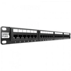 PATCH PANEL SOHOPLUS CAT 6 24 PORTAS T568A - FURUKAWA